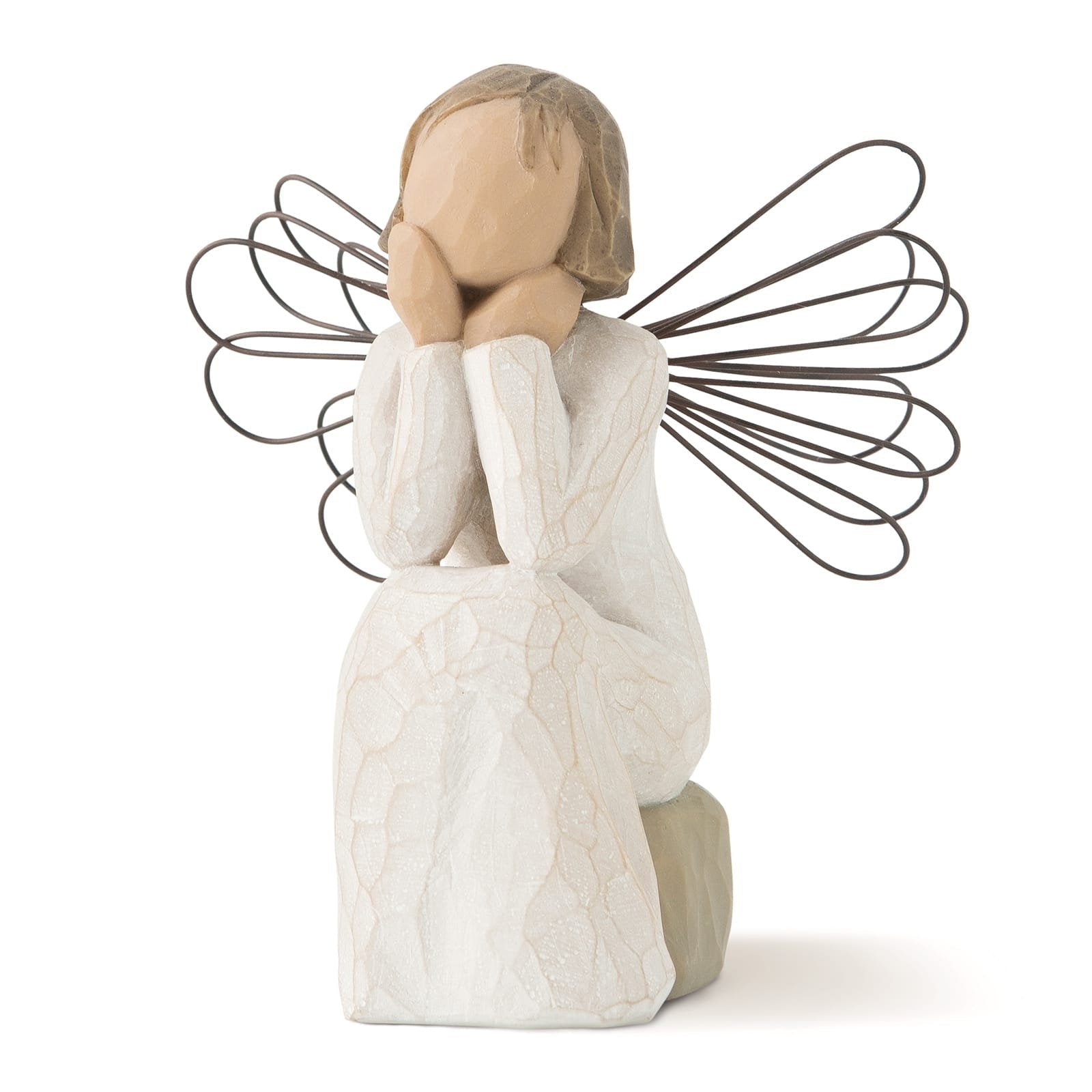 Angel of Caring Willow Tree Figurine | 9.5cm | Hand-Painted Casting - Give And Glow