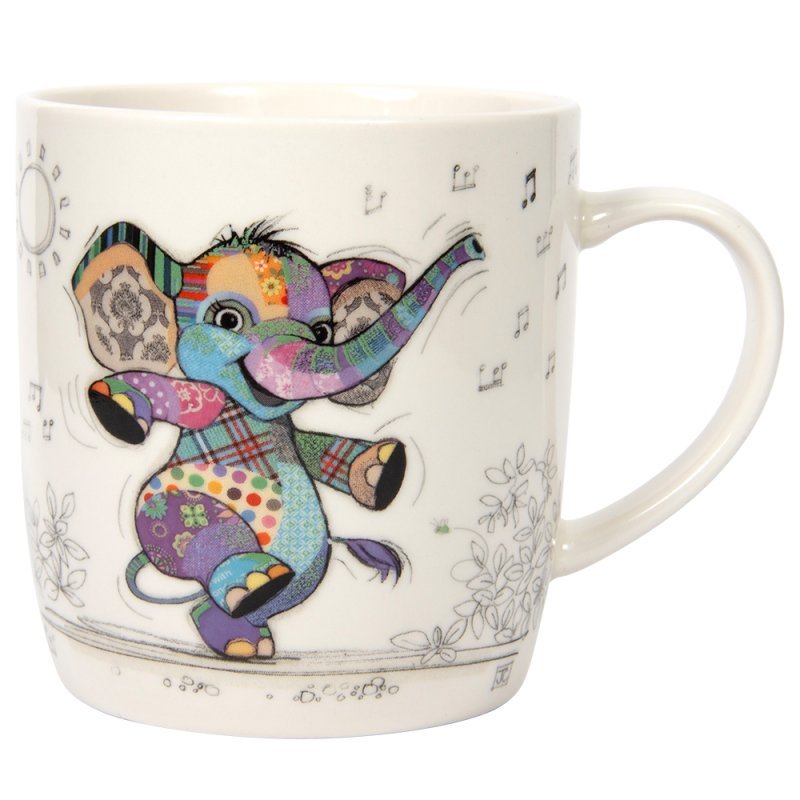 Elly Elephant Bug Art Mug | 300ml Ceramic Character Mug - Give And Glow