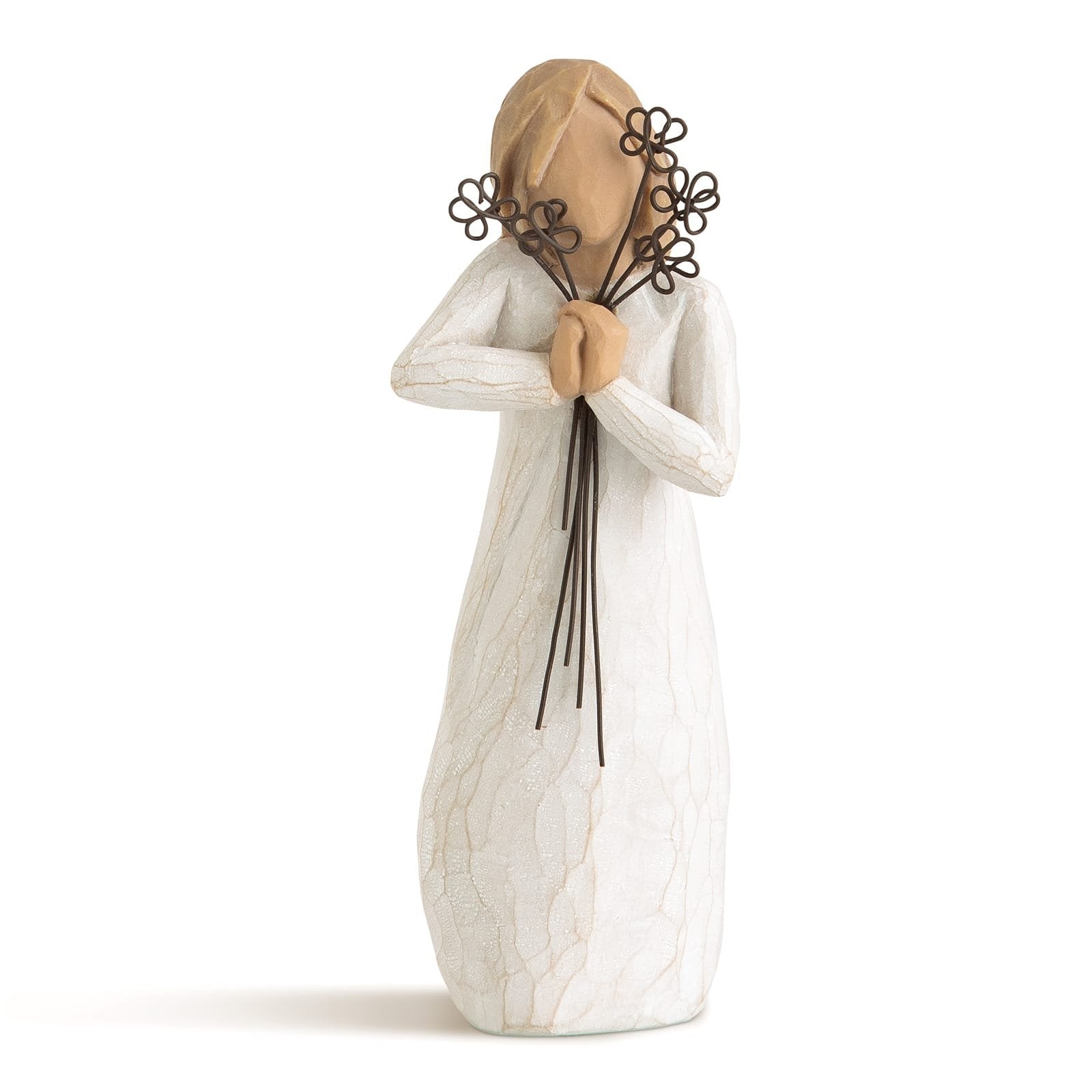 Friendship Willow Tree Figurine | 13.5cm | Hand-Painted Casting - Give And Glow
