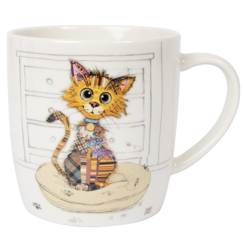 Kimba Kitten Bug Art Mug | 300ml Ceramic Character Mug - Give And Glow