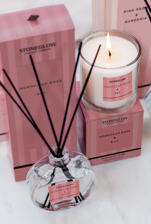 Modern Classics - Moroccan Rose & Bay - Scented Reed Diffuser 120ml - Give And Glow