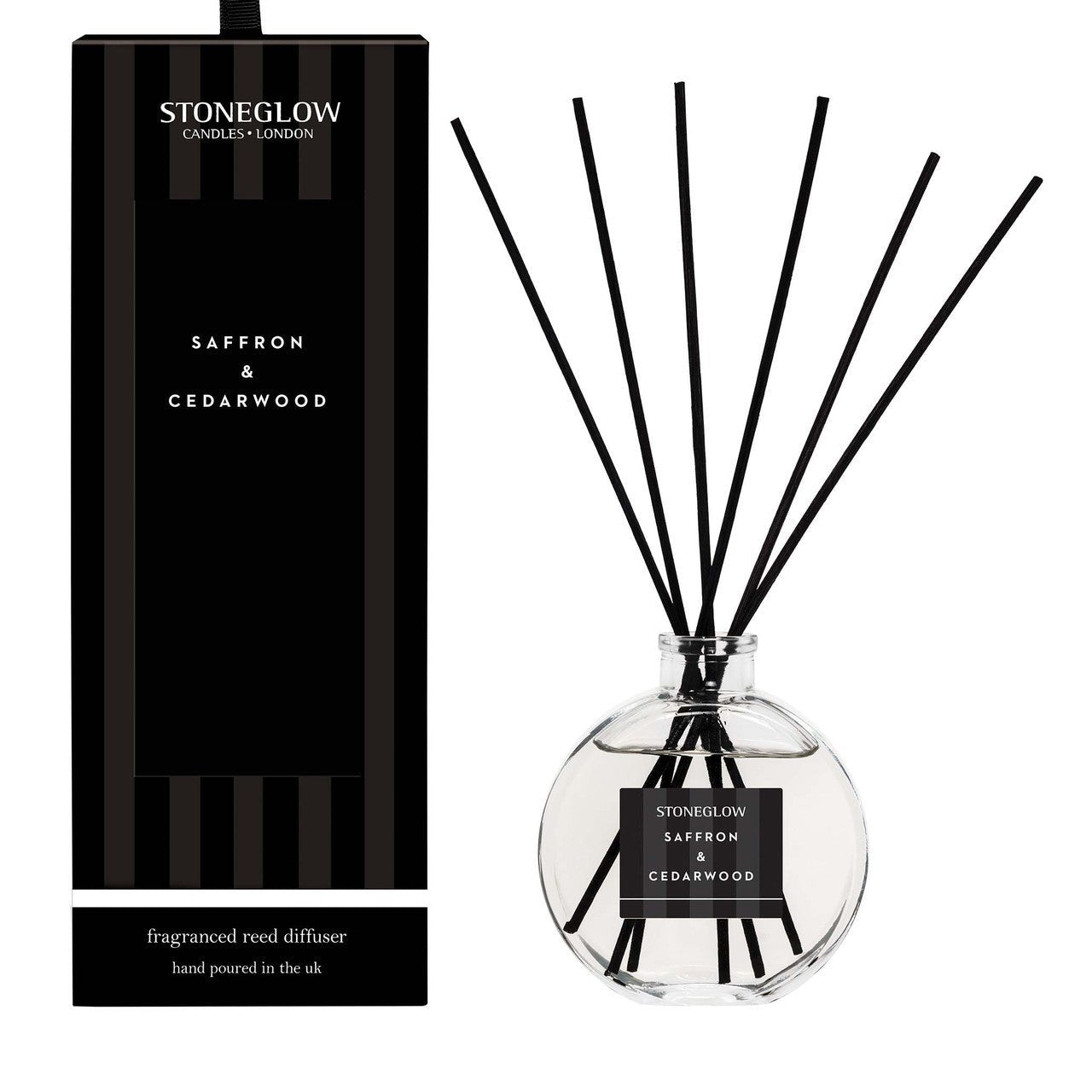 Modern Classics - Saffron & Cedarwood - Scented Reed Diffuser 120ml - Give And Glow