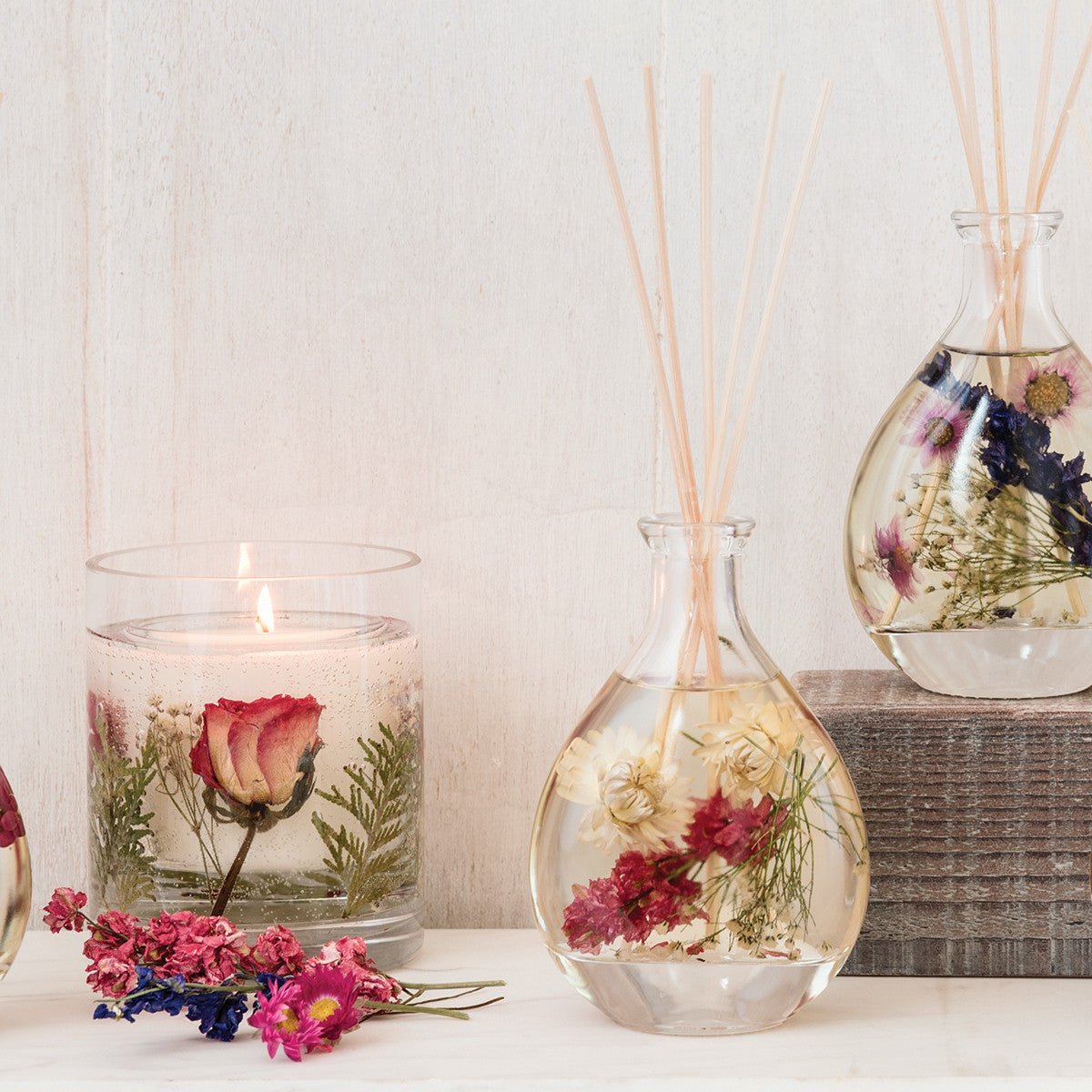 Nature's Gift - Geranium Rosa - Scented Reed Diffuser (180ml) - Give And Glow