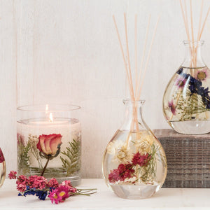 Nature's Gift - Geranium Rosa - Scented Reed Diffuser (180ml) - Give And Glow