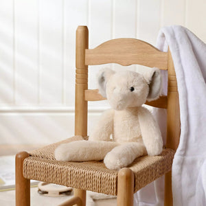 Softies Ellie the Plush Long Leg Cream Elephant – 35cm - Give And Glow