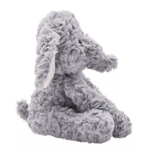 Softies Ethel the Plush Sitting Grey Elephant – 22cm - Give And Glow