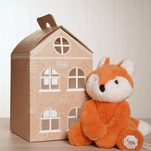 Softies Freddie the Plush Sitting Brown Fox – 22cm - Give And Glow