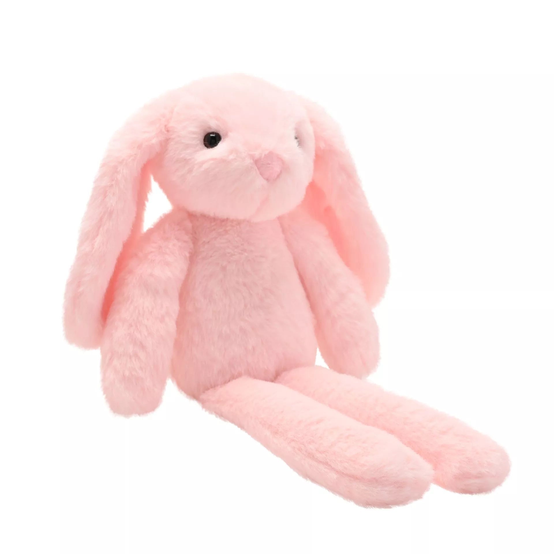 Softies Katie the Plush Long Leg Light Pink Bunny – 35cm - Give And Glow