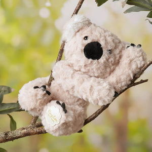 Softies Kingston the Plush Sitting Light Brown Koala Bear – 22cm - Give And Glow