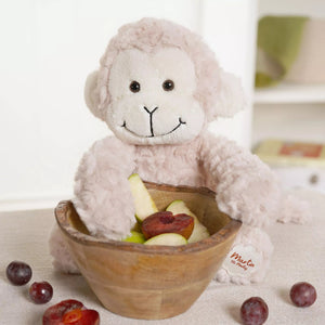Softies Martin the Plush Sitting Light Brown Monkey – 22cm - Give And Glow