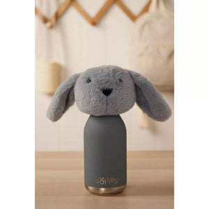 Softies Sonny Plush Bunny Petrol Blue Stainless Steel Water Bottle – 500ml - Give And Glow