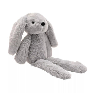 Softies Theo the Plush Long Leg Grey Bunny – 35cm - Give And Glow
