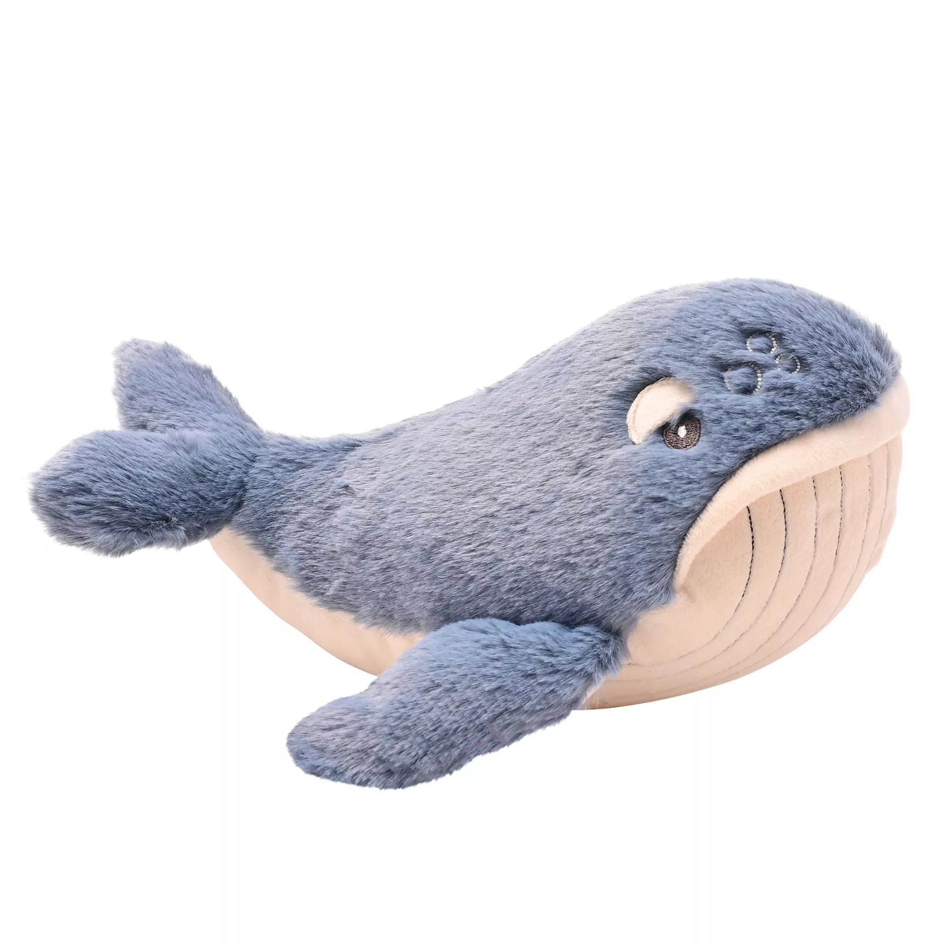 Softies Wilfred the Plush Dark Blue Whale – 28cm - Give And Glow