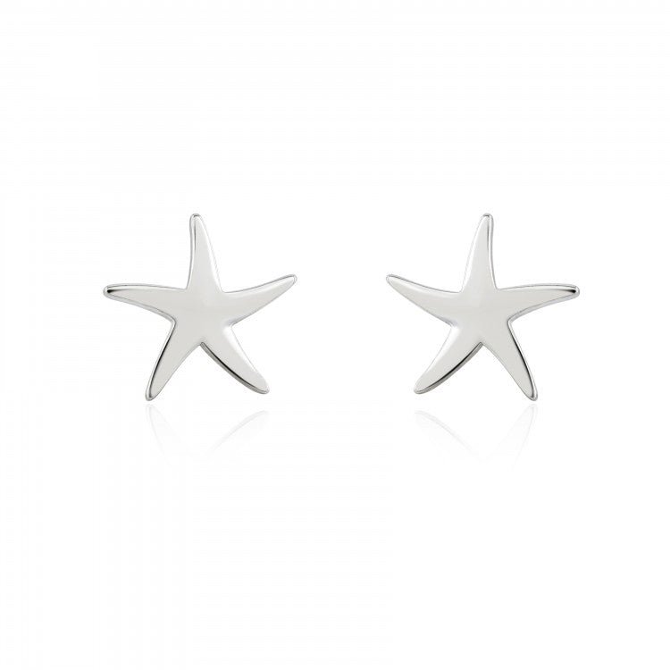 Starfish Stud Earrings – Plated Stainless Steel - Give And Glow