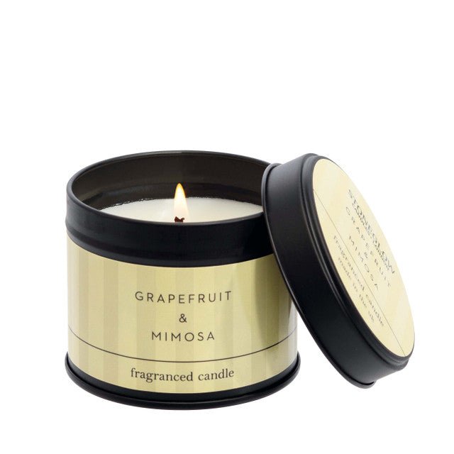Stoneglow Modern Classics Grapefruit & Mimosa Candle Tin - Give And Glow