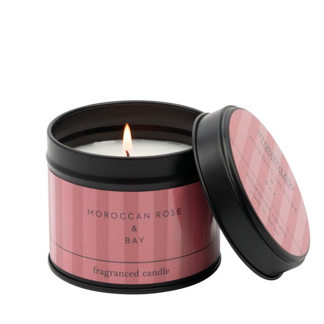 Stoneglow Modern Classics Moroccan Rose & Bay Candle Tin - Give And Glow