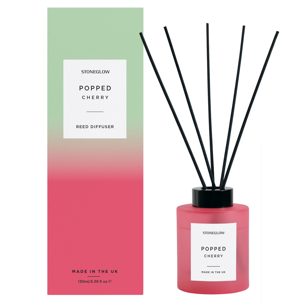 Stoneglow Sol Popped Cherry Scented Reed Diffuser 130ml - Give And Glow