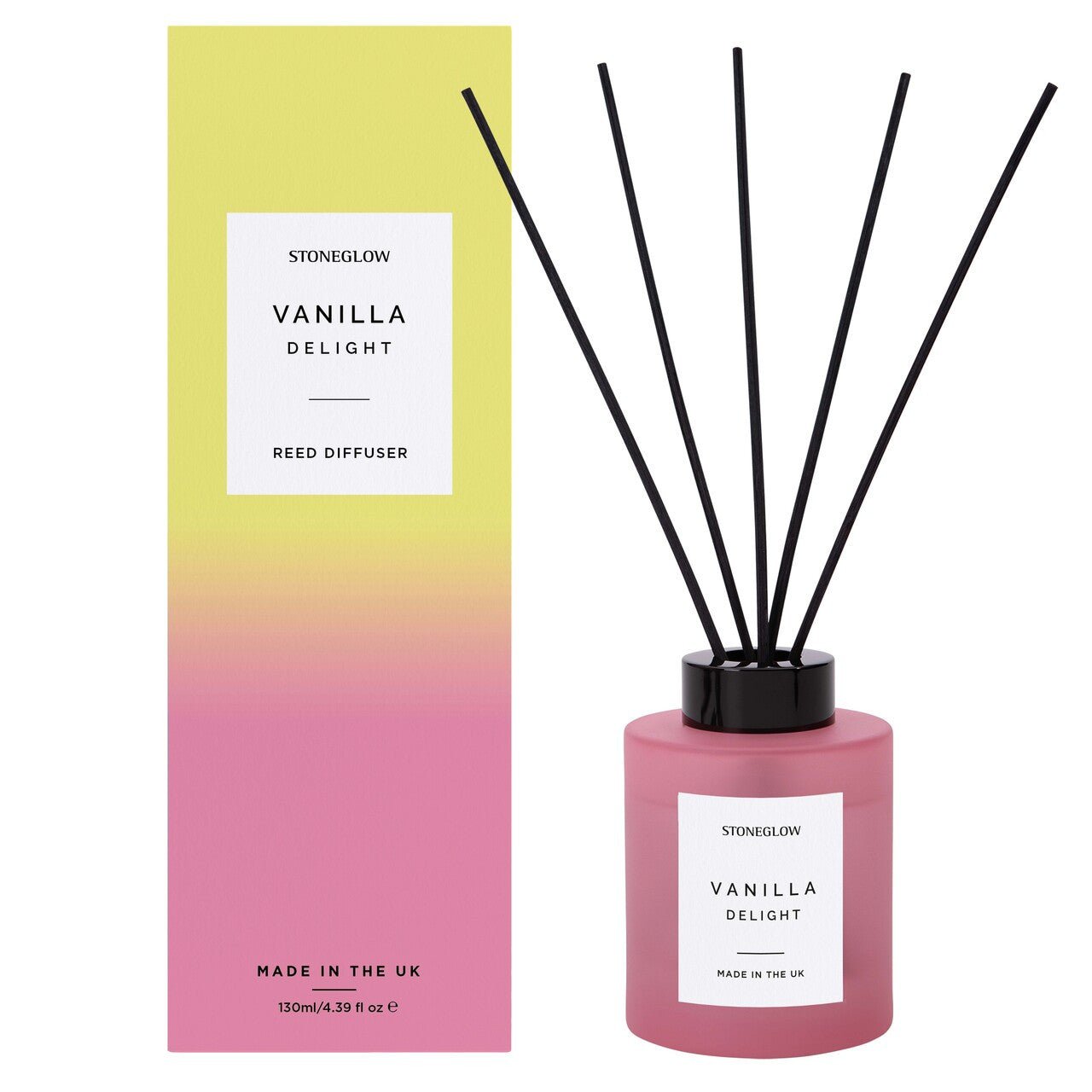Stoneglow Sol Vanilla Delight Scented Reed Diffuser 130ml - Give And Glow