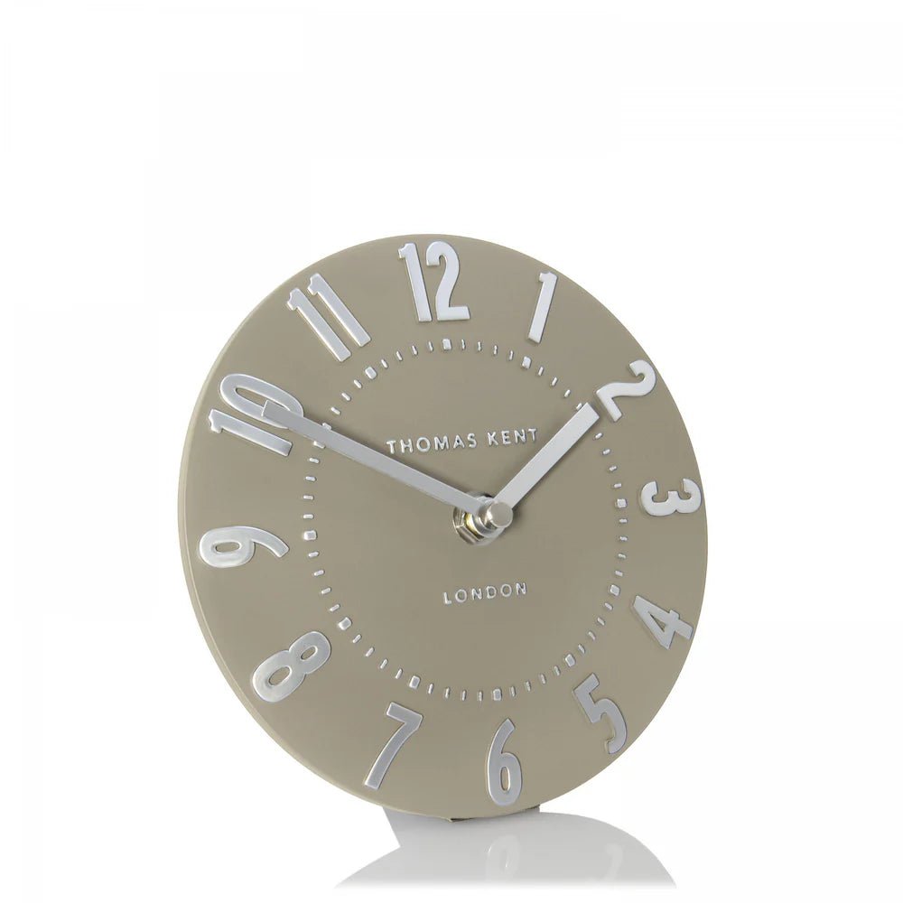 Thomas Kent Mulberry Mantel Clock – Mocha | Small - Give And Glow