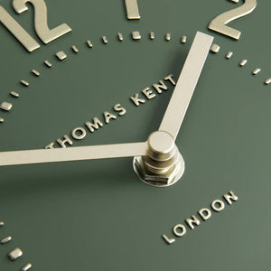 Thomas Kent Mulberry Mantel Clock Olive Green | Small - Give And Glow