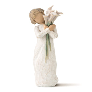 Beautiful Wishes Willow Tree Figurine | 13cm | Hand-Painted Casting - Give And Glow
