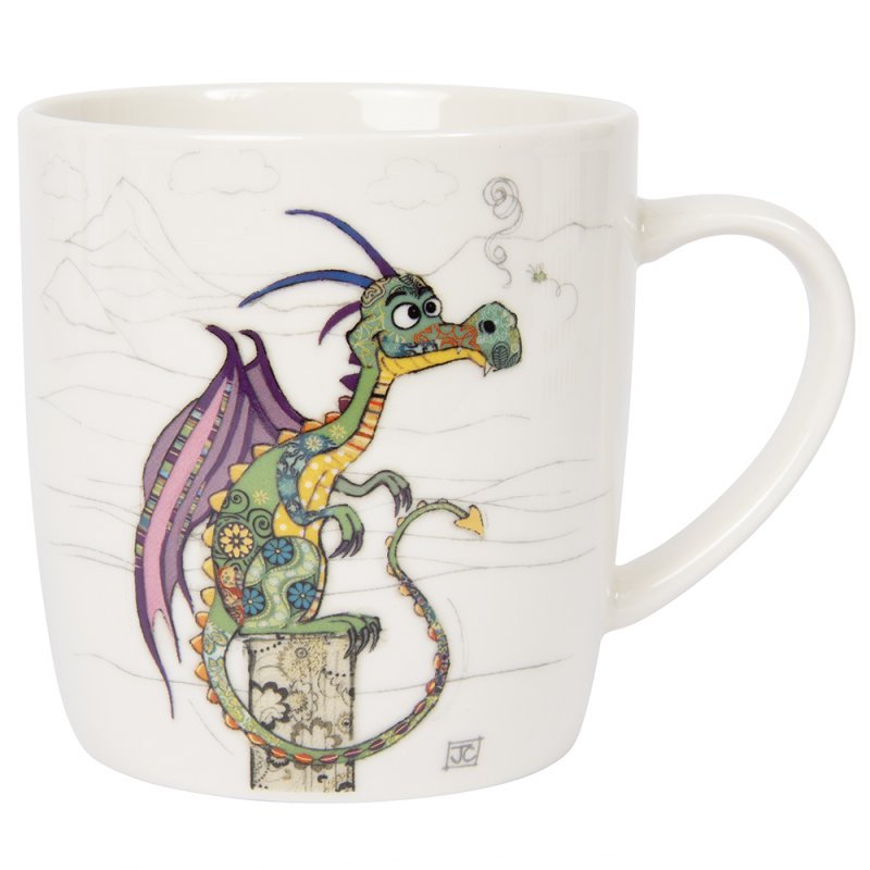 Duncan Dragon Bug Art Mug | 300ml Ceramic Character Mug - Give And Glow