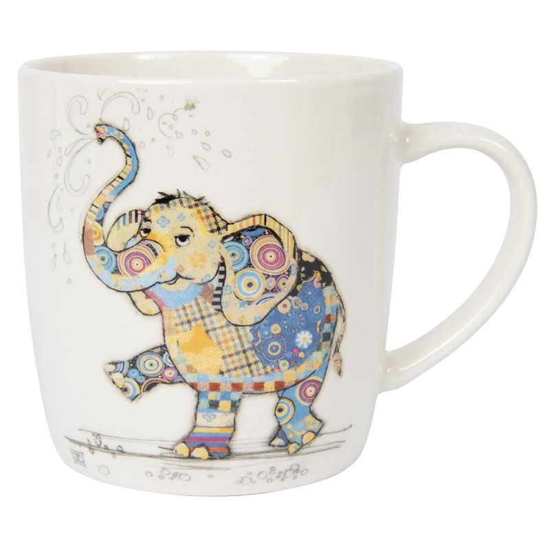 Eddie Elephant Bug Art Mug | 300ml Ceramic Character Mug - Give And Glow