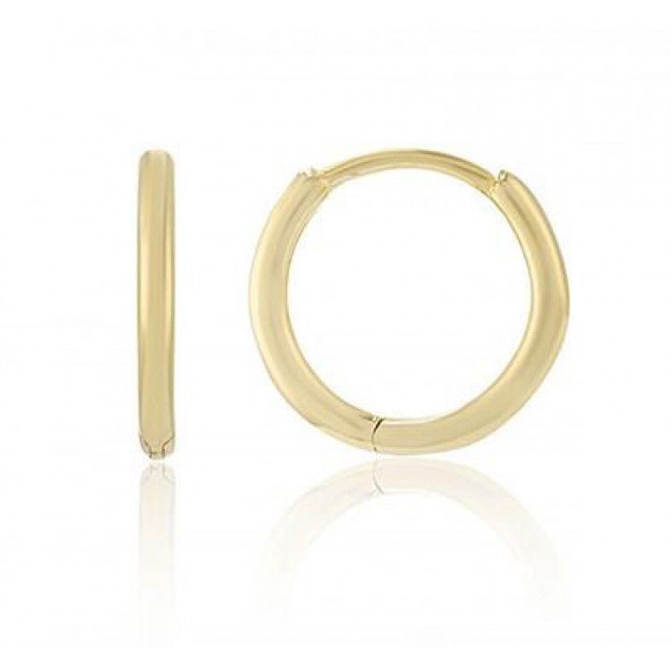 Gold Huggie Earrings – Small Hoops Made With Stainless Steel - Give And Glow