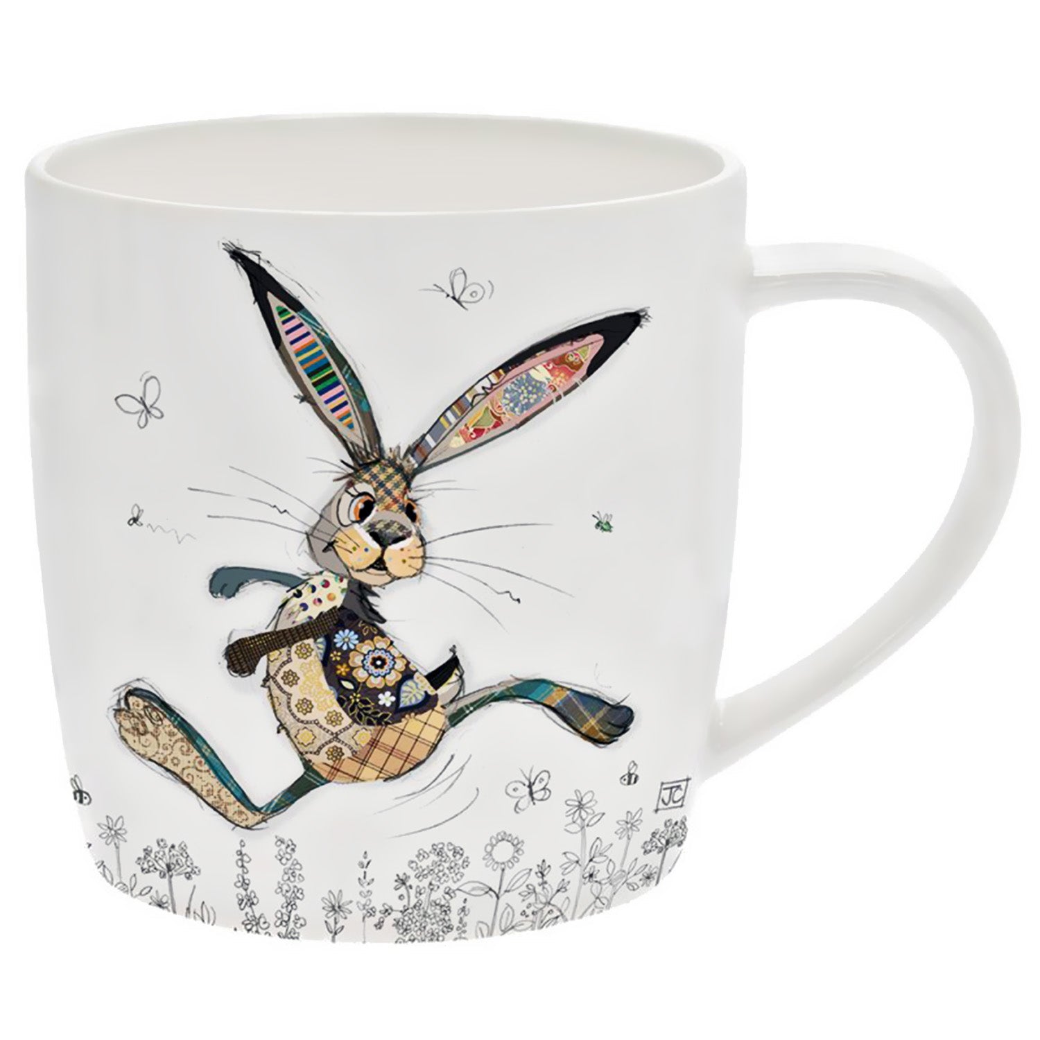 Hesper Hare Bug Art Mug | 300ml Ceramic Character Mug - Give And Glow