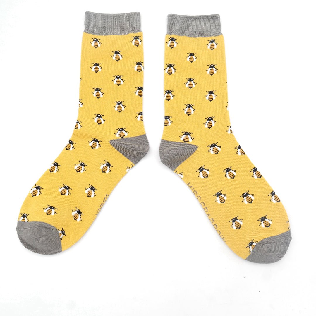 Honey Bee Socks Yellow - Give And Glow