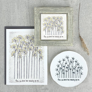 Hope You Know How Amazing You Are – Round Ceramic Coaster | 10cm x 10cm - Give And Glow