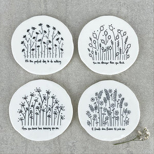It’s the Perfect Day to Do Nothing – Round Ceramic Coaster | 10cm x 10cm - Give And Glow