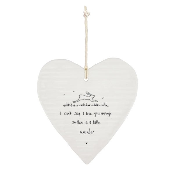 Little Reminder Of Love Wobbly Ripple Heart | 9cm x 9cm - Give And Glow