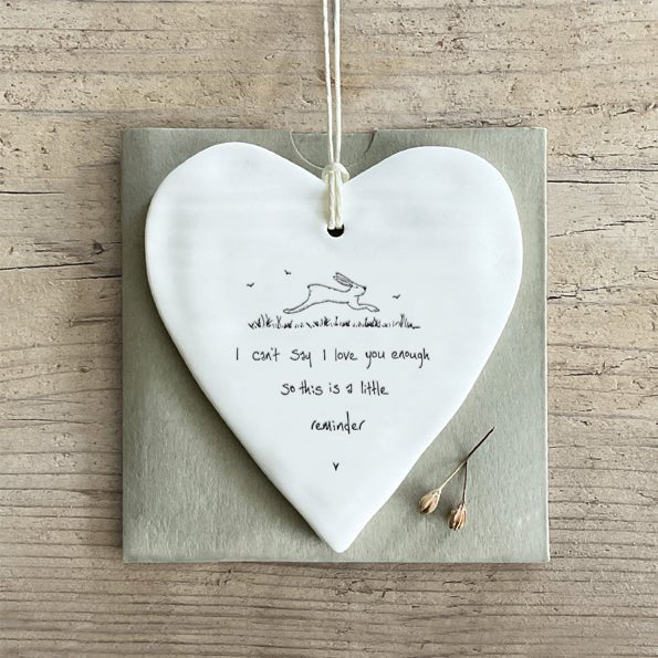 Little Reminder Of Love Wobbly Ripple Heart | 9cm x 9cm - Give And Glow