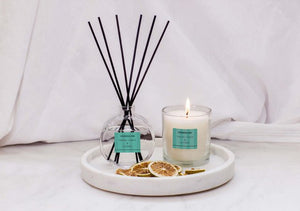 Modern Classics - Fresh Linen & Citrus - Scented Candle - Boxed Tumbler - Give And Glow