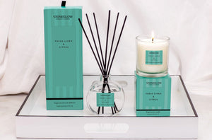 Modern Classics - Fresh Linen & Citrus - Scented Reed Diffuser 120ml - Give And Glow