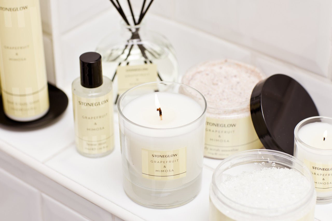 Modern Classics - Grapefruit & Mimosa - Scented Candles - Boxed Tumbler - Give And Glow