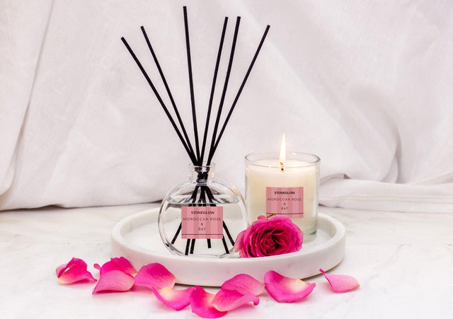 Modern Classics - Moroccan Rose & Bay - Scented Candle - Boxed Tumbler - Give And Glow