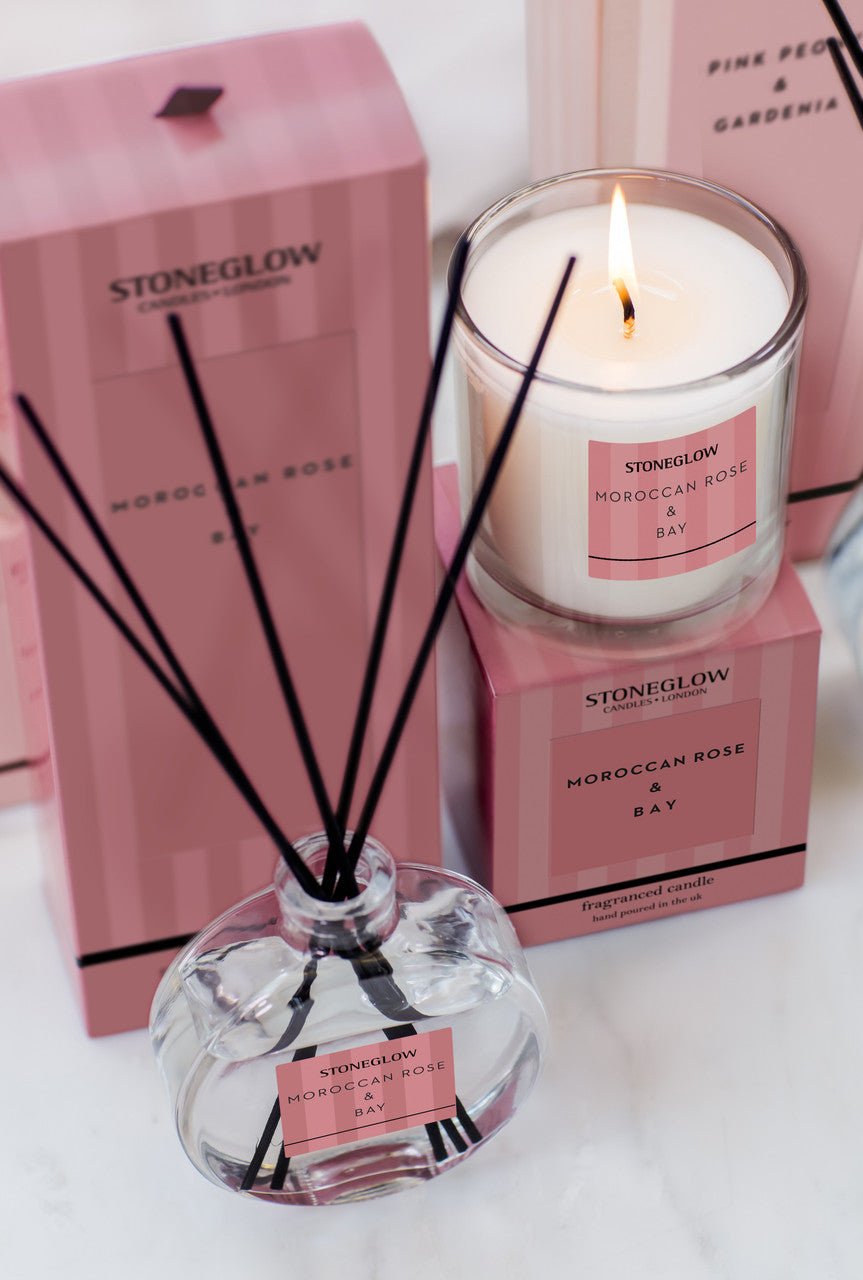 Modern Classics - Moroccan Rose & Bay - Scented Reed Diffuser 120ml - Give And Glow