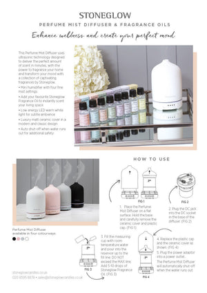 Modern Classics - Perfume Mist Diffuser - White - Give And Glow