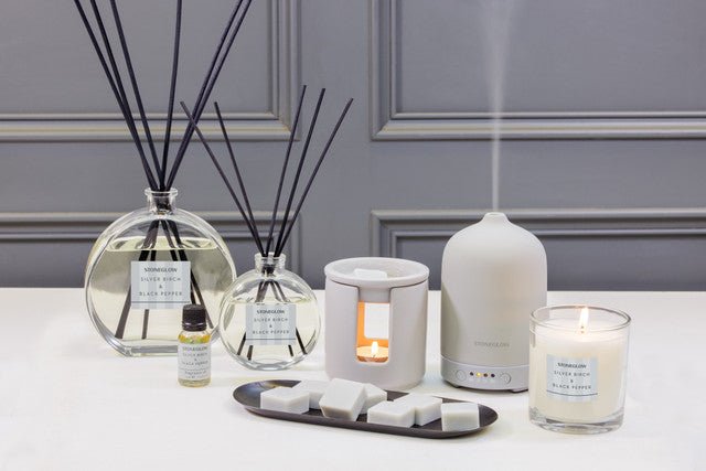 Modern Classics - Silver Birch & Black Pepper - Scented Candle - Boxed Tumbler - Give And Glow