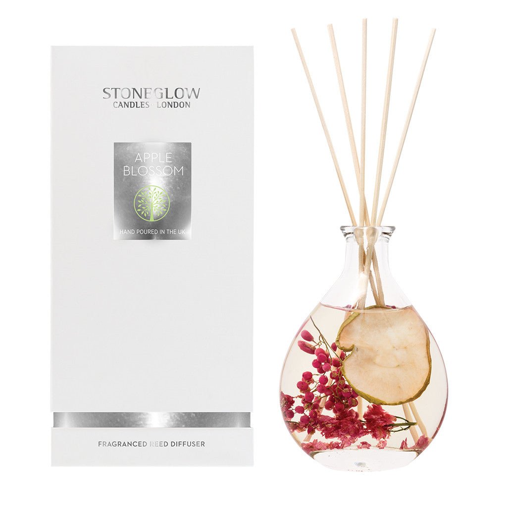 Nature's Gift - Apple & Pear Blossom - Scented Reed Diffuser 180ml - Give And Glow