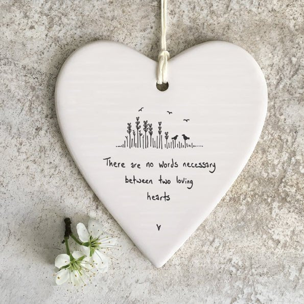 No Words Necessary Between Two Wobbly Ripple Heart | 9cm x 9cm - Give And Glow