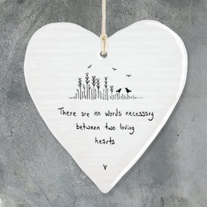 No Words Necessary Between Two Wobbly Ripple Heart | 9cm x 9cm - Give And Glow