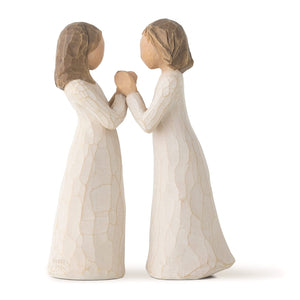Sisters by Heart Willow Tree Figurine | 13cm | Hand-Painted Casting - Give And Glow
