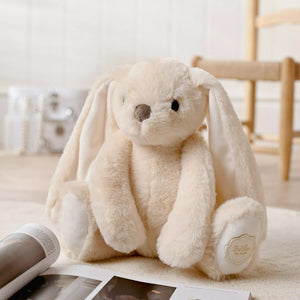 Softies Bella the Classical Plush White Bunny – 30cm - Give And Glow