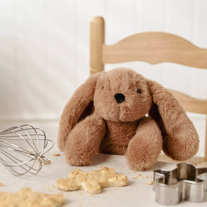 Softies Cookie the Plush Long Leg Dark Brown Bunny – 35cm - Give And Glow