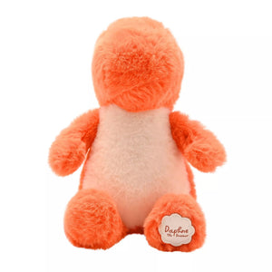 Softies Daphne the Plush Sitting Orange Dinosaur – 21cm - Give And Glow