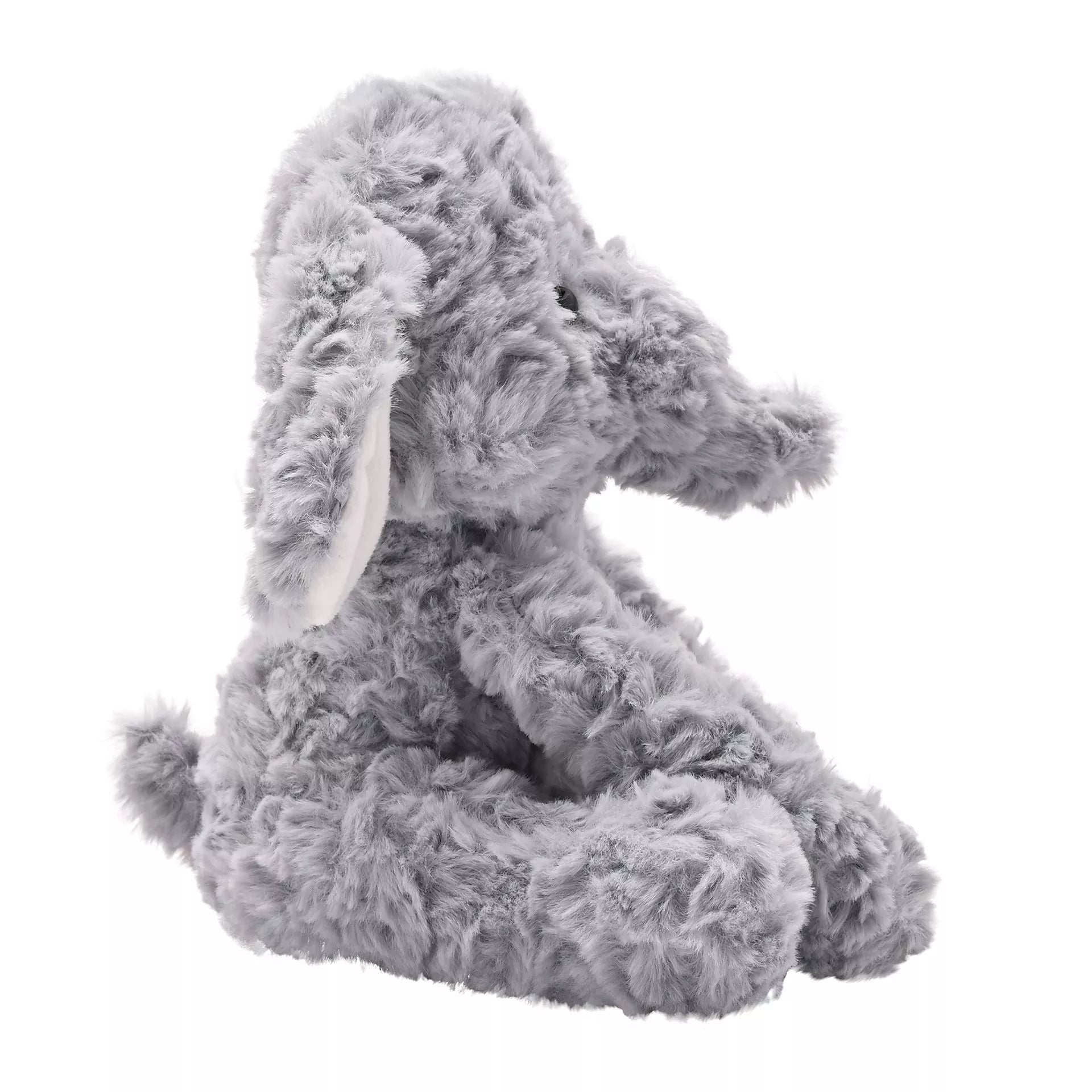 Softies Ethel the Plush Sitting Grey Elephant – 22cm - Give And Glow
