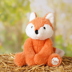 Softies Freddie the Plush Sitting Brown Fox – 22cm - Give And Glow